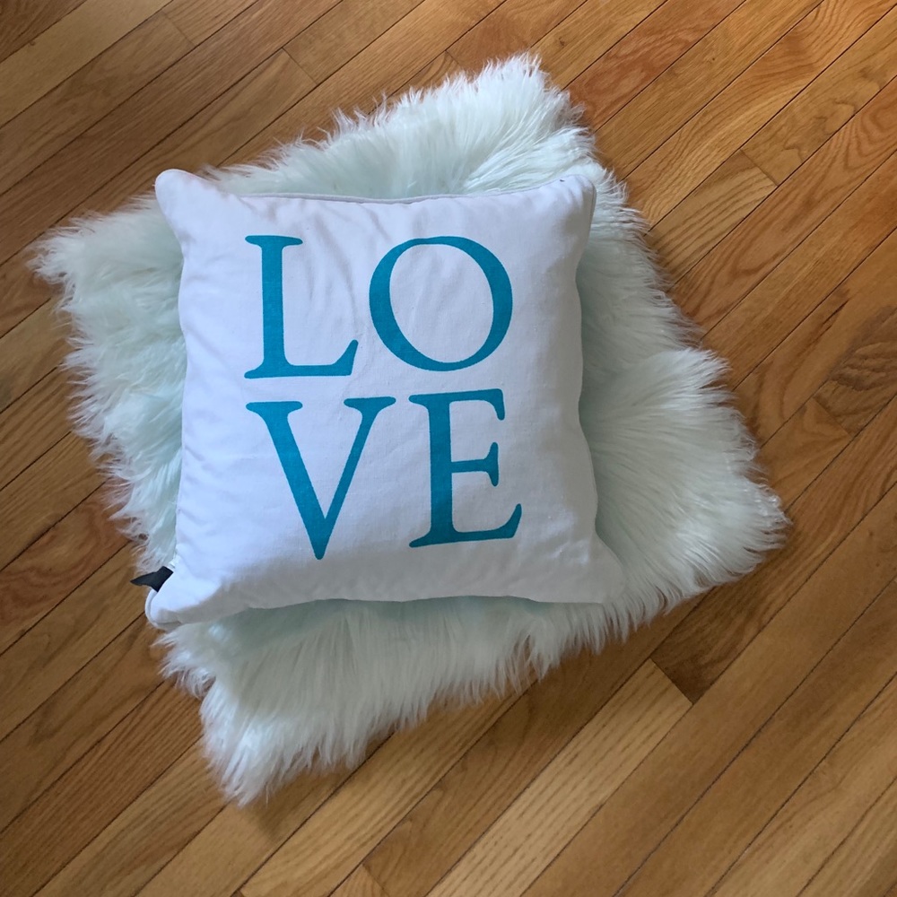 Pier 1 Double sided throw pillow